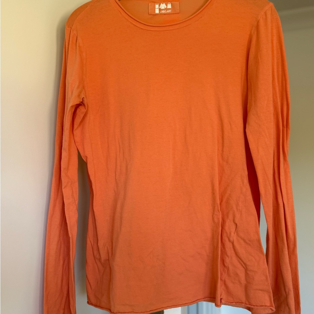 Orange Long Sleeve Tee